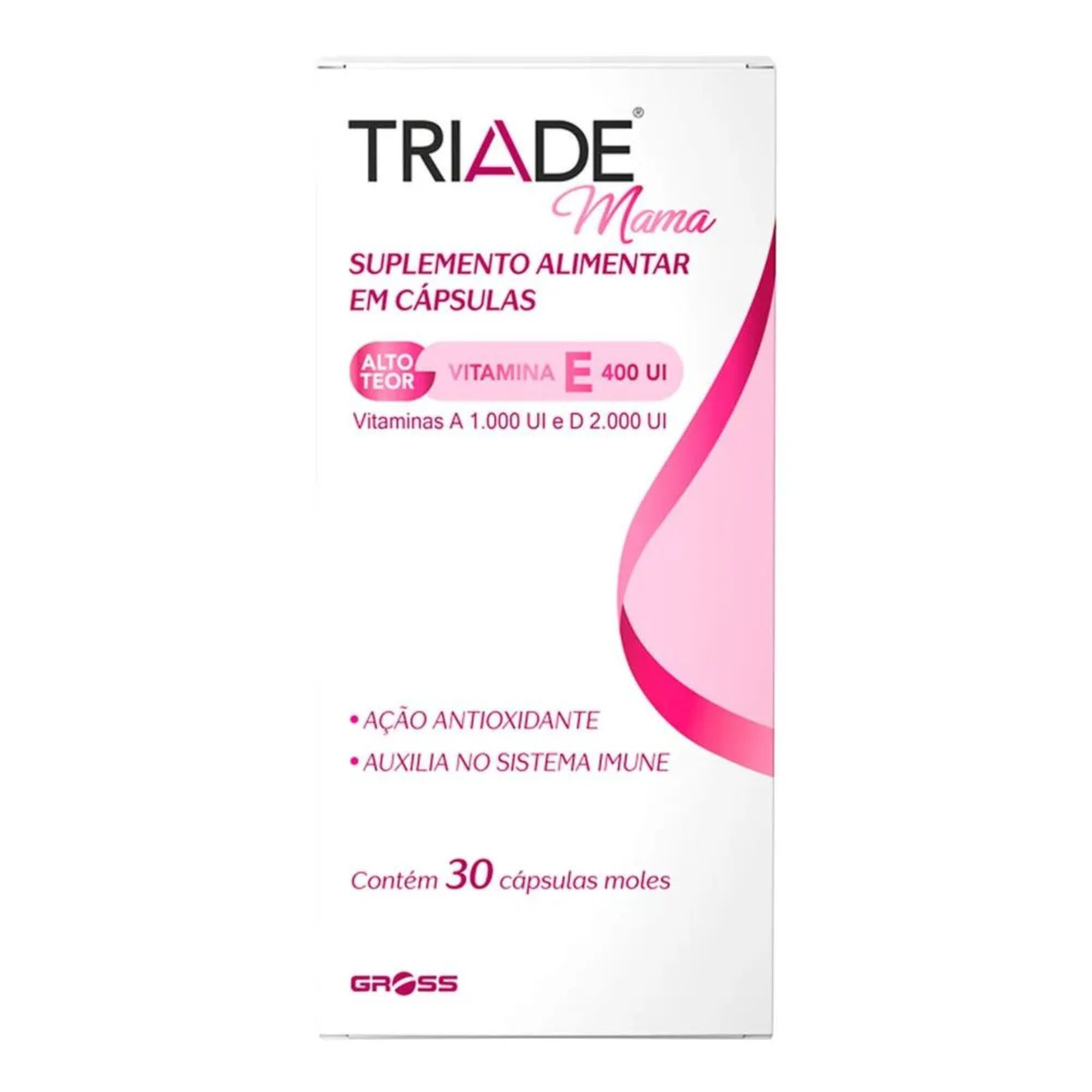 Polivitamínico Triade Mama 30 Cápsulas