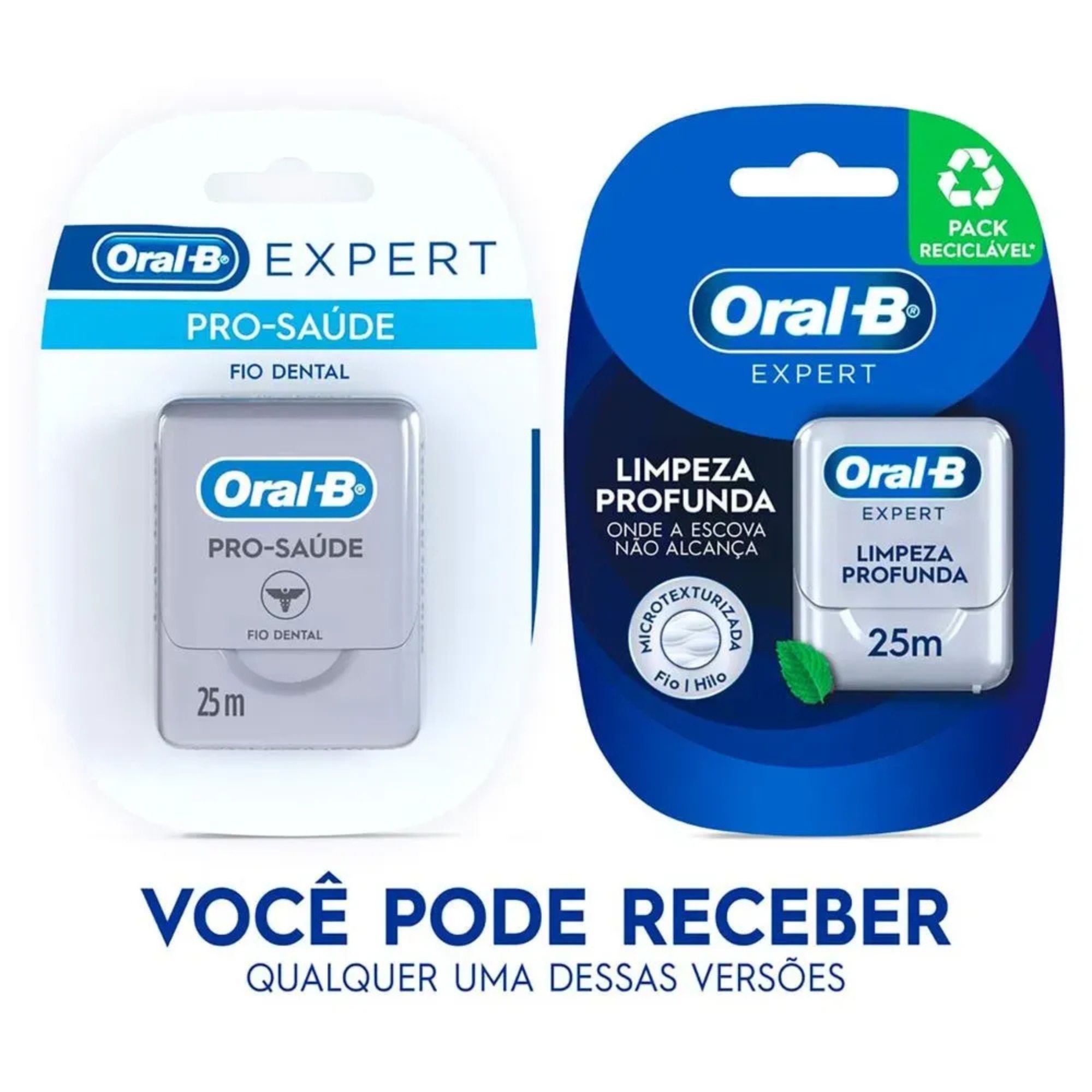 Fio Dental Oral-b Pro-saúde Menta 25m - Imagem 2