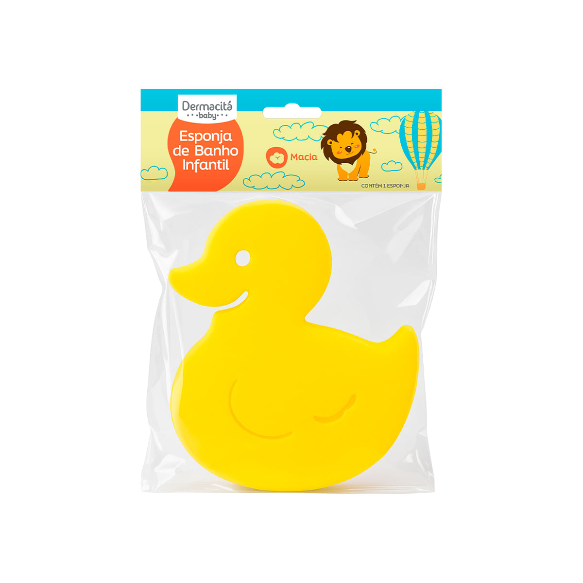Esponja De Banho Infantil Dermacitá Baby Sortidos 1 Unidade