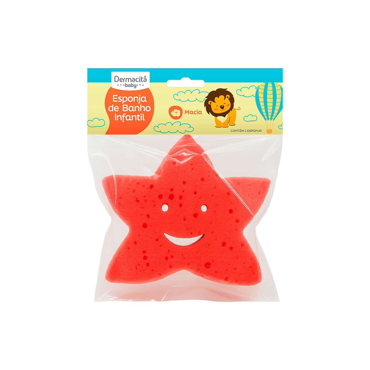 Esponja De Banho Infantil Dermacitá Baby Sortidos 1 Unidade - Imagem 2