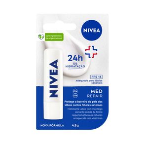Protetor Labial Nivea Med Repair Fps15 4,8G
