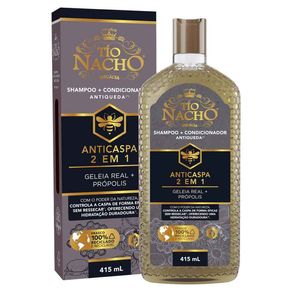 Shampoo Tio Nacho Anticaspa 2 Em 1 415Ml