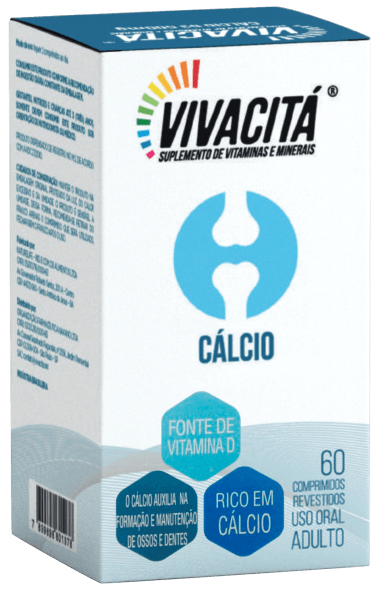 Cálcio Vivacitá 60 Comprimidos