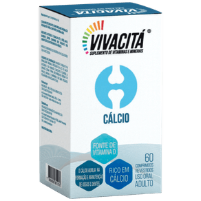 Cálcio Vivacitá 60 Comprimidos