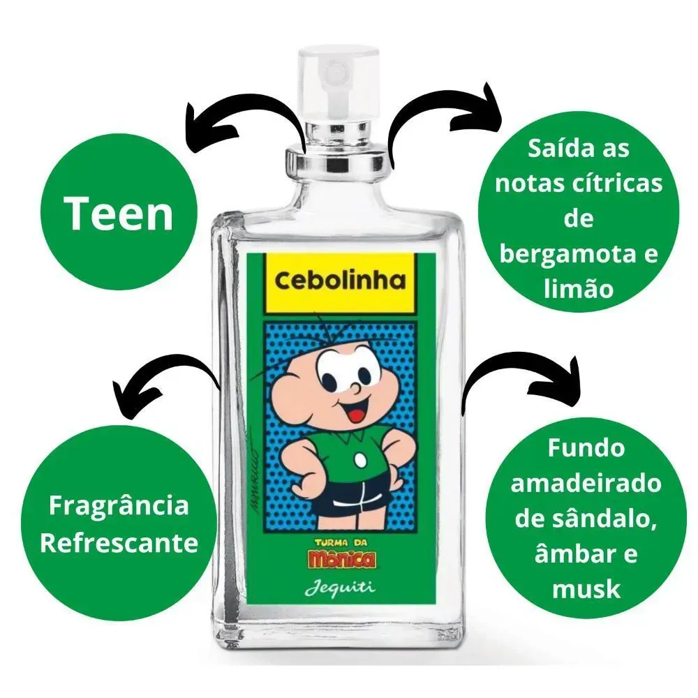 Perfume Cebolinha Jequiti Turma Da Mônica 25ml - Imagem 4