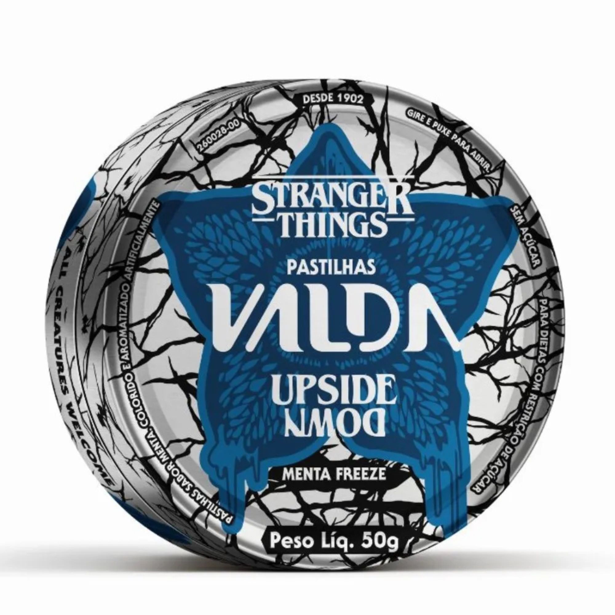 Pastilhas Valda Stranger Things Upside Down Menta Freeze 50g