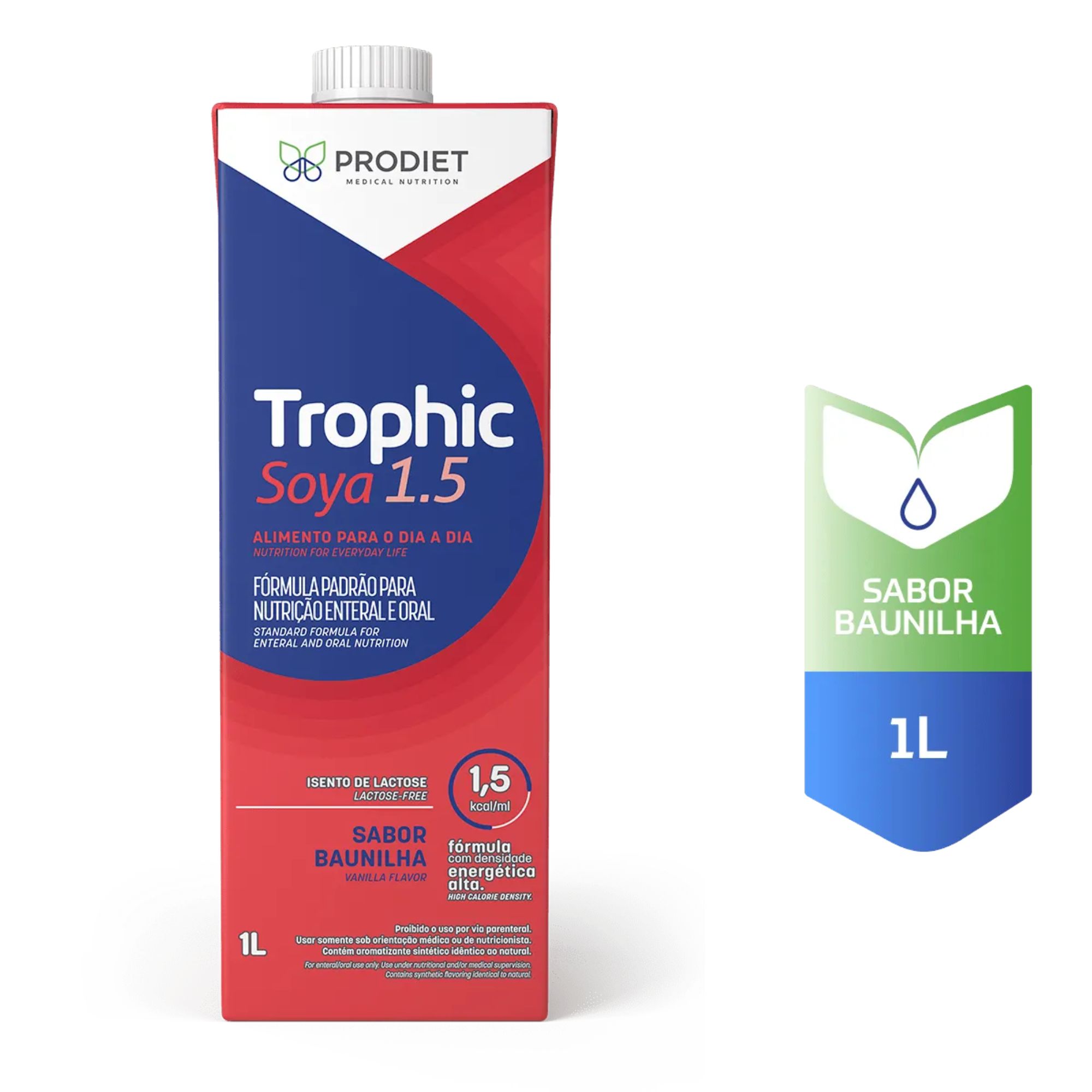 Trophic Soya 1.5 Dieta Enteral Baunilha - 1 Litro - Imagem 3
