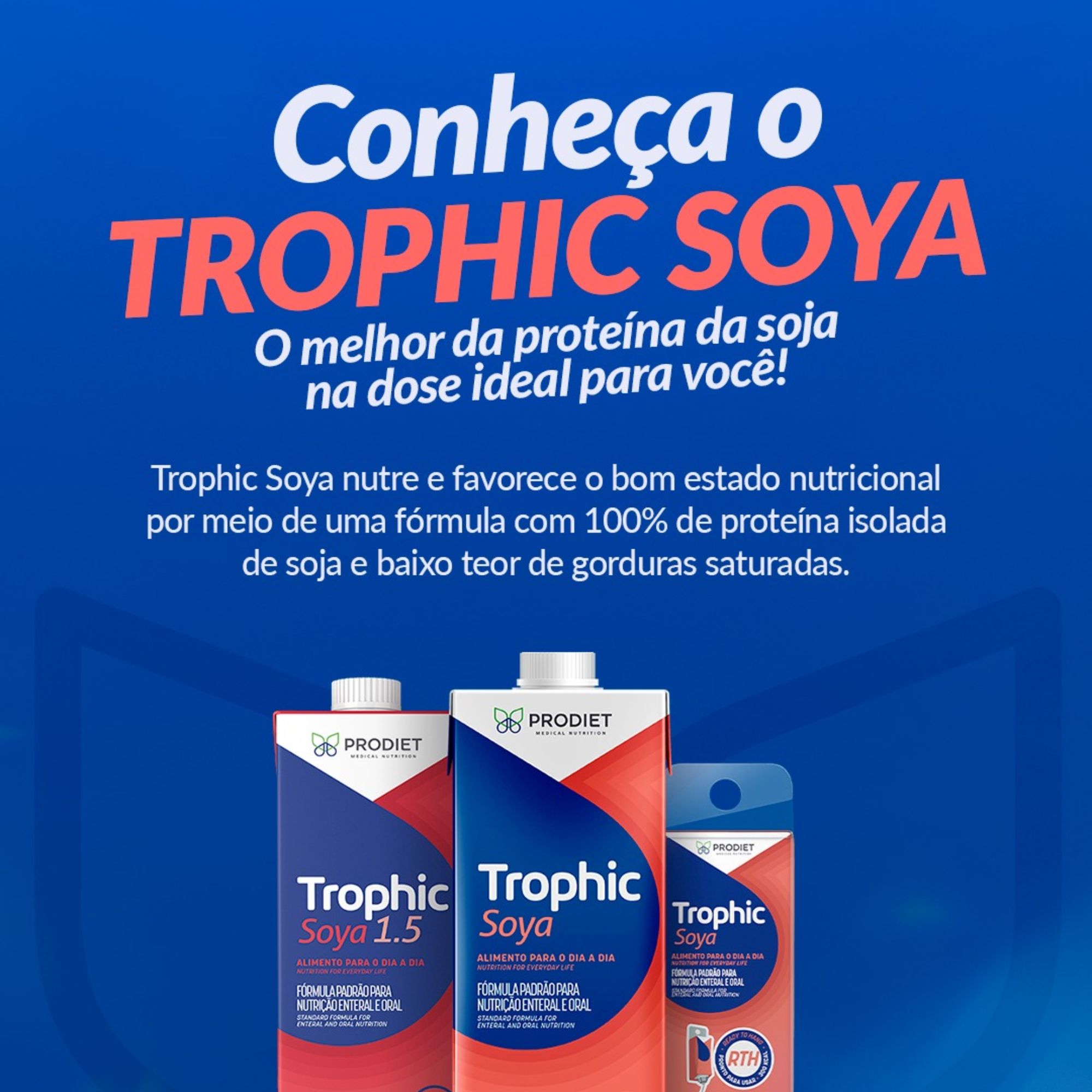 Trophic Soya 1.5 Dieta Enteral Baunilha - 1 Litro - Imagem 5