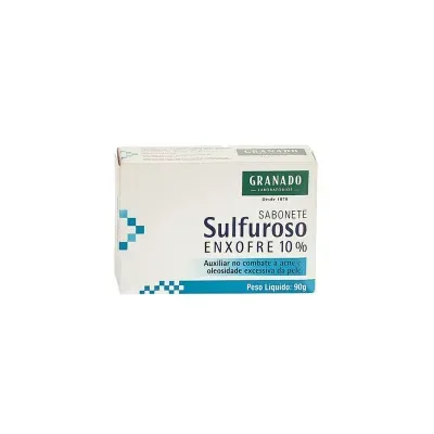 Sabonete Sulfuroso Em Barra Granado Enxofre 10% Com 90g