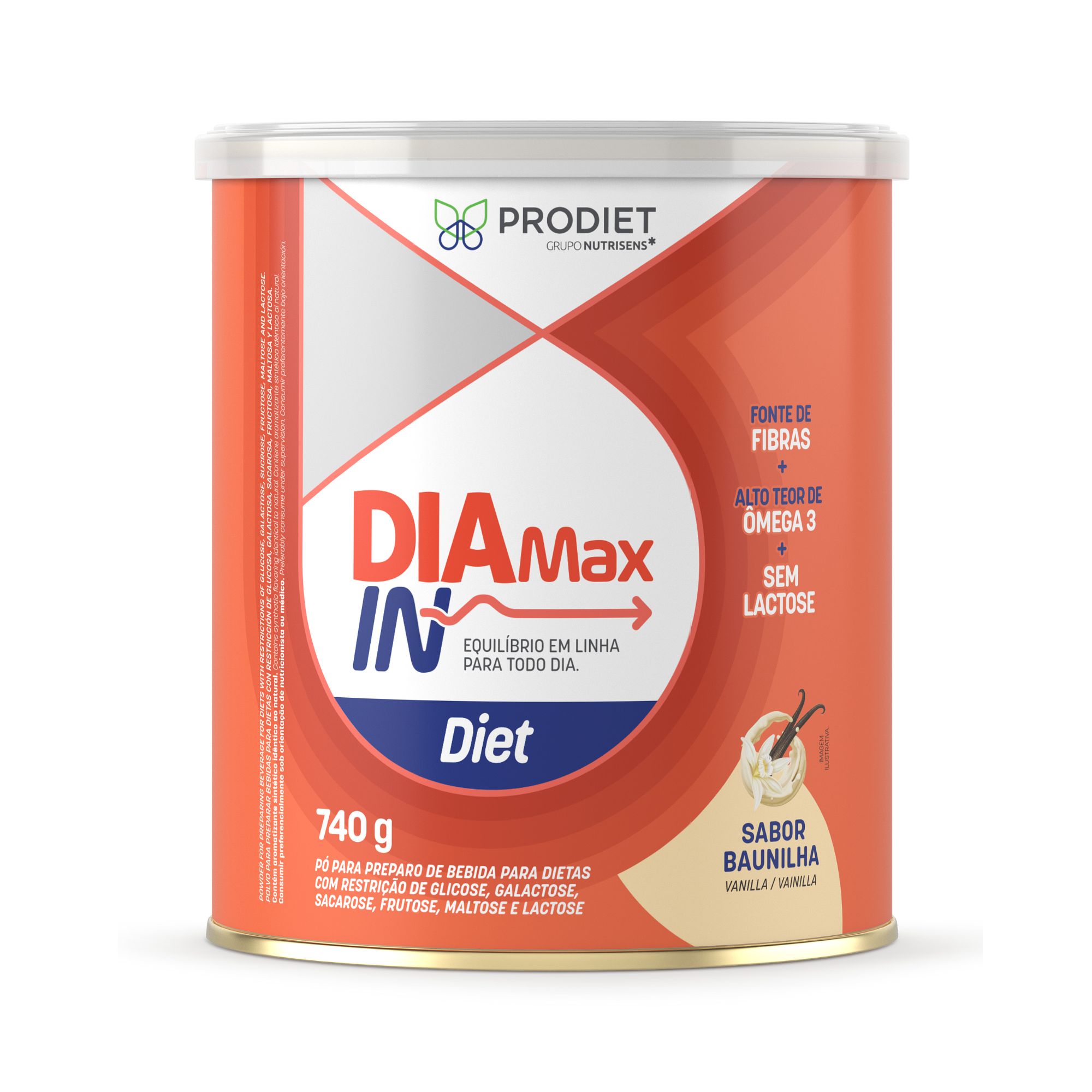 Diamax In Suplemento Alimentar Baunilha - 740g