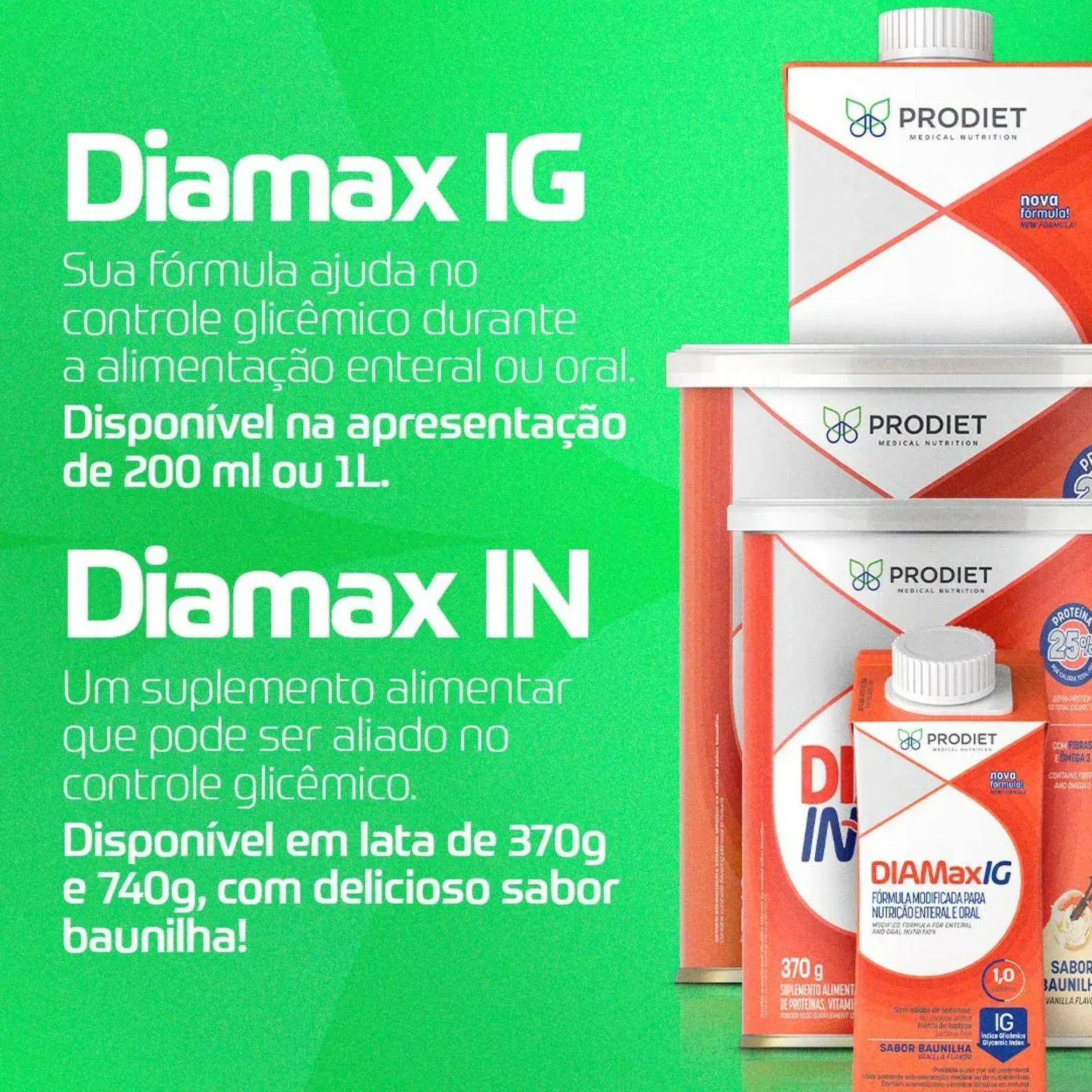 Diamax In Suplemento Alimentar Baunilha - 740g - Imagem 4