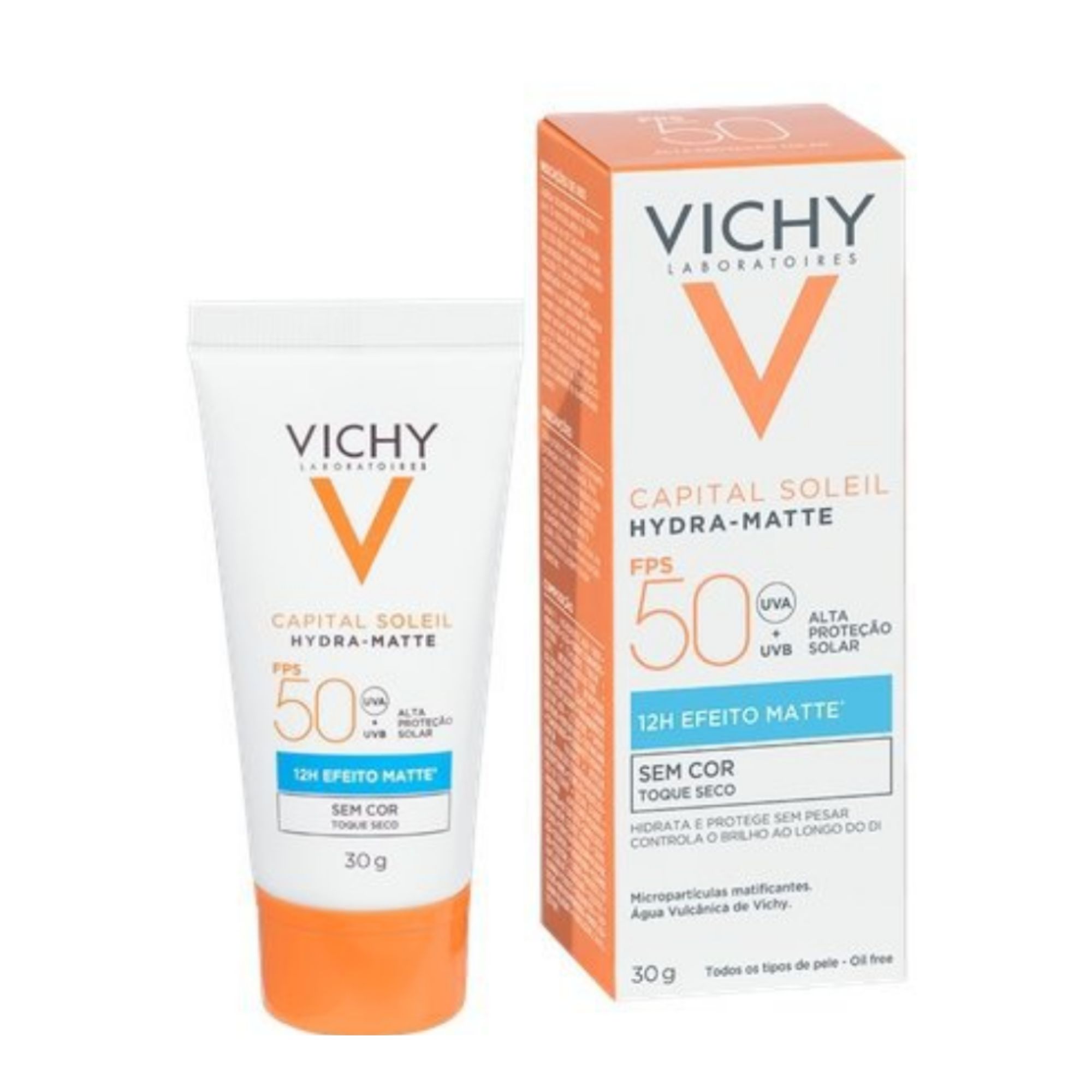 Protetor Solar Facial Vichy Capital Soleil Hydra-matte Fps50 30g