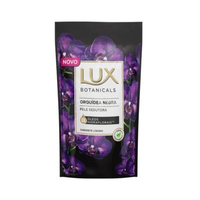 Sabonete Líquido Lux Botanicals Orquídea Negra Refil Com 200ml