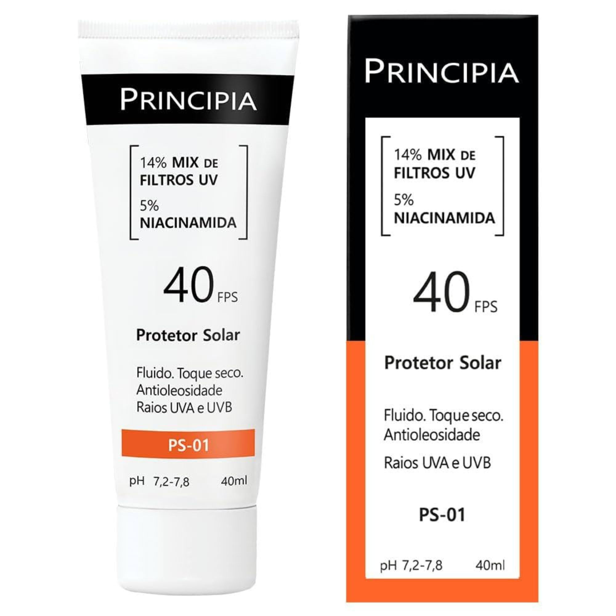 Protetor Solar Principia Fps 40 Ps-01 40ml