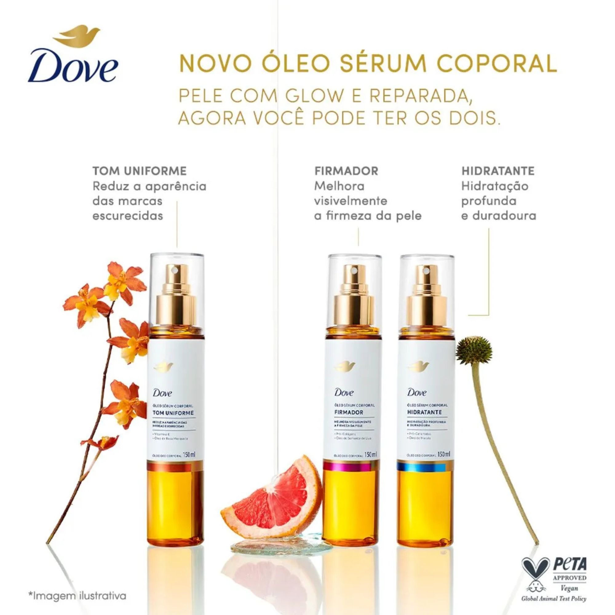 Óleo Sérum Corporal Dove Tom Uniforme 150ml - Imagem 4