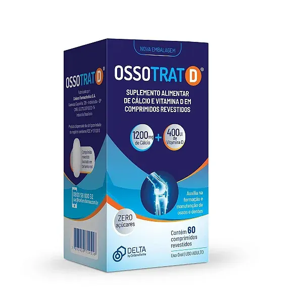 Ossotrat-D 1200/400ui 60 Comprimidos Revestidos
