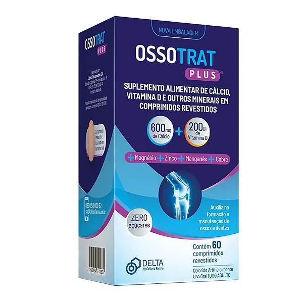 Ossotrat Plus 600+d 60 Comprimidos Revestidos