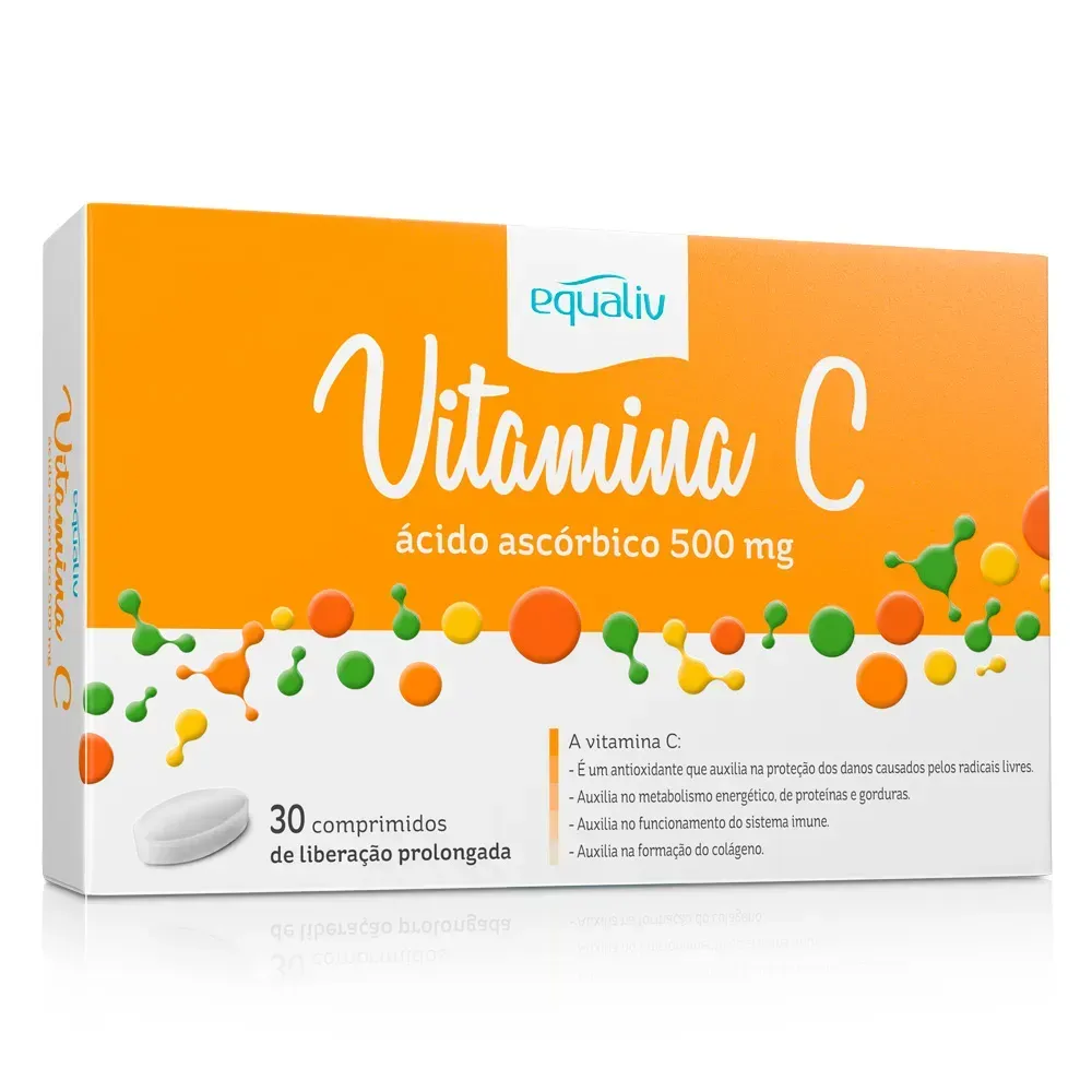 Vitamina C Equaliv 500mg 30 Comprimidos