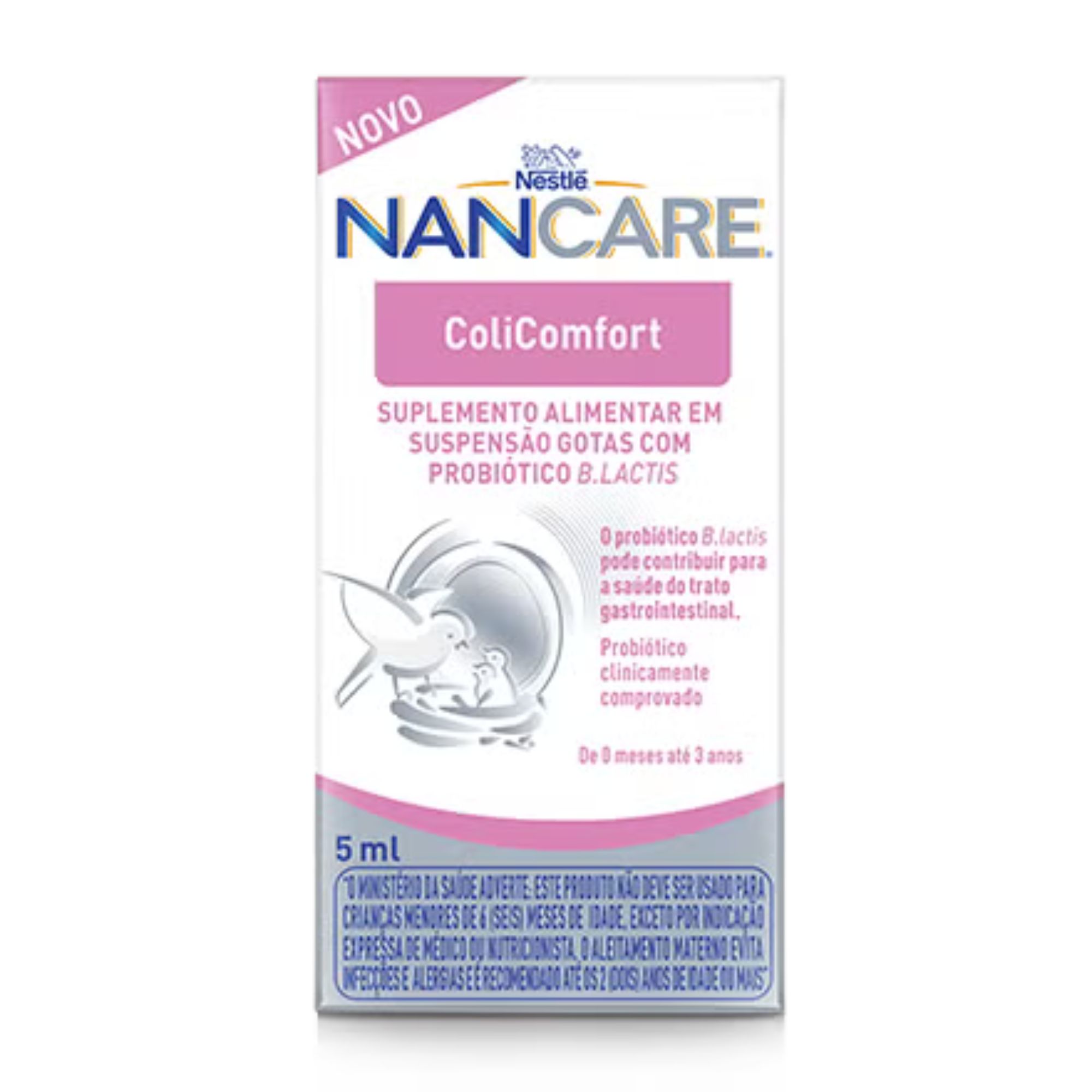 Probiótico Nancare Coliconfort Nestlé Suspensão Gotas 5ml