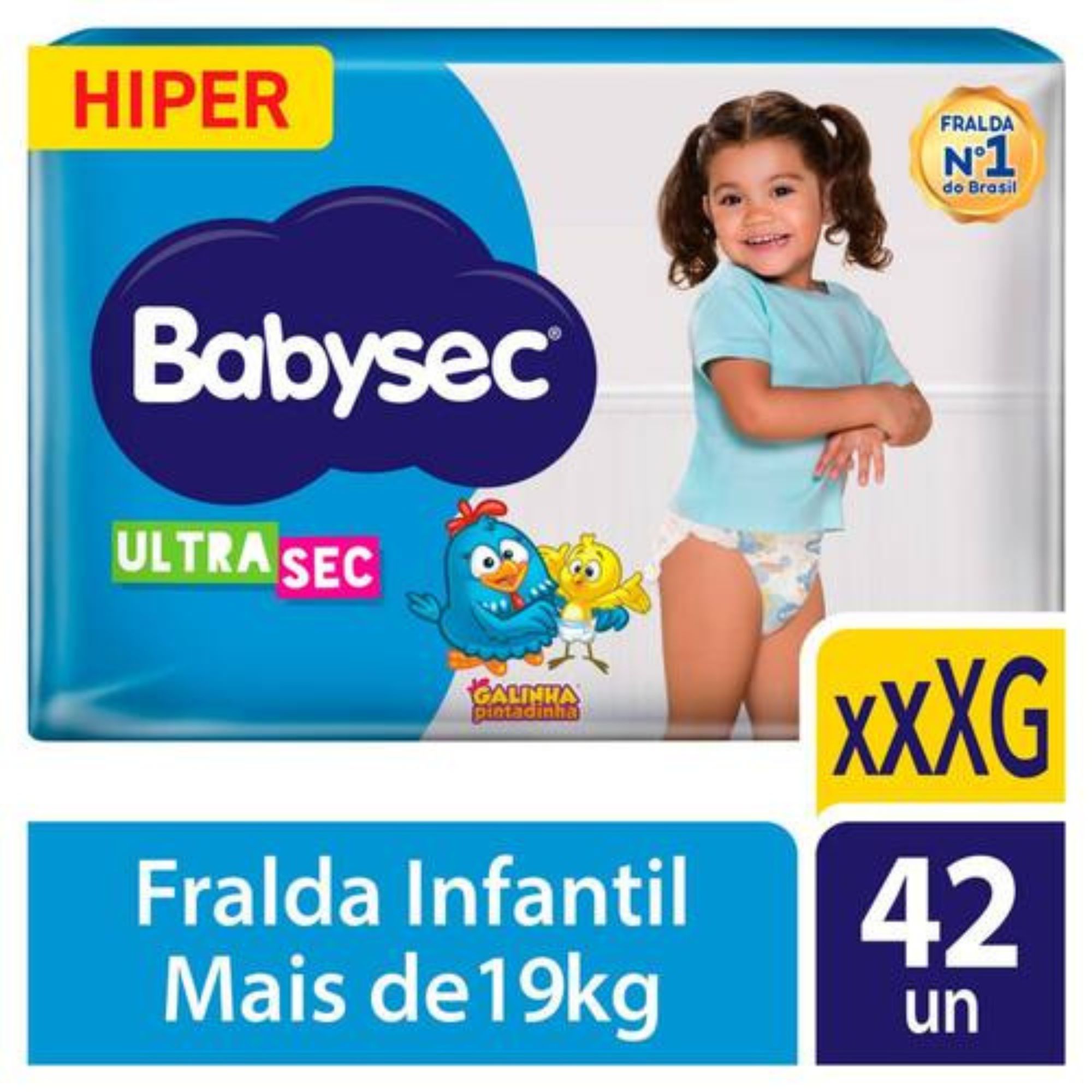 Fralda Infantil Babysec Ultrasec Hiper Xxxg 42 Unidades - Imagem 2