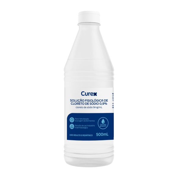 Soro Fisiológico Curex 500ml Solução Fisiológica Curex 500ml