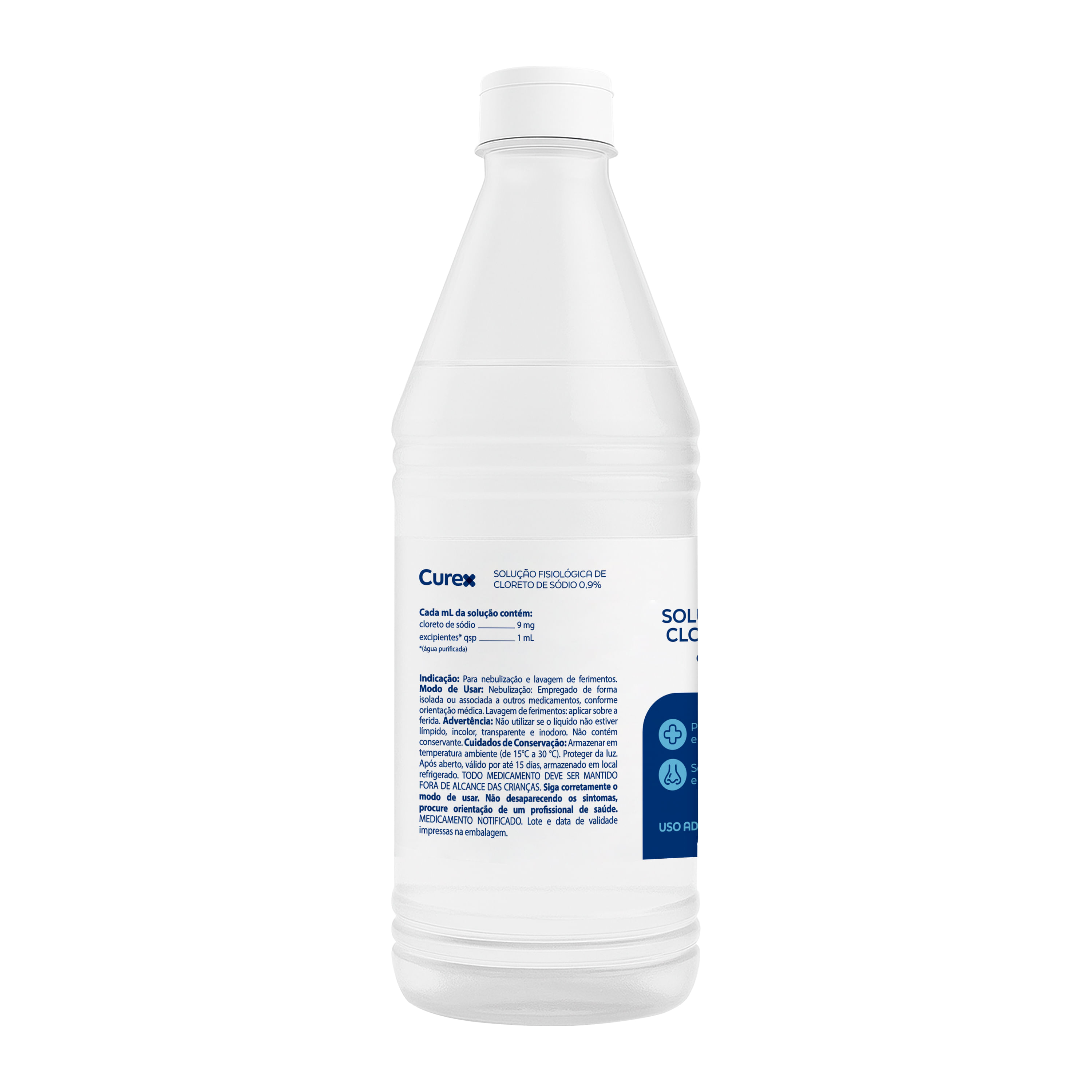 Soro Fisiológico Curex 500ml - Imagem 2