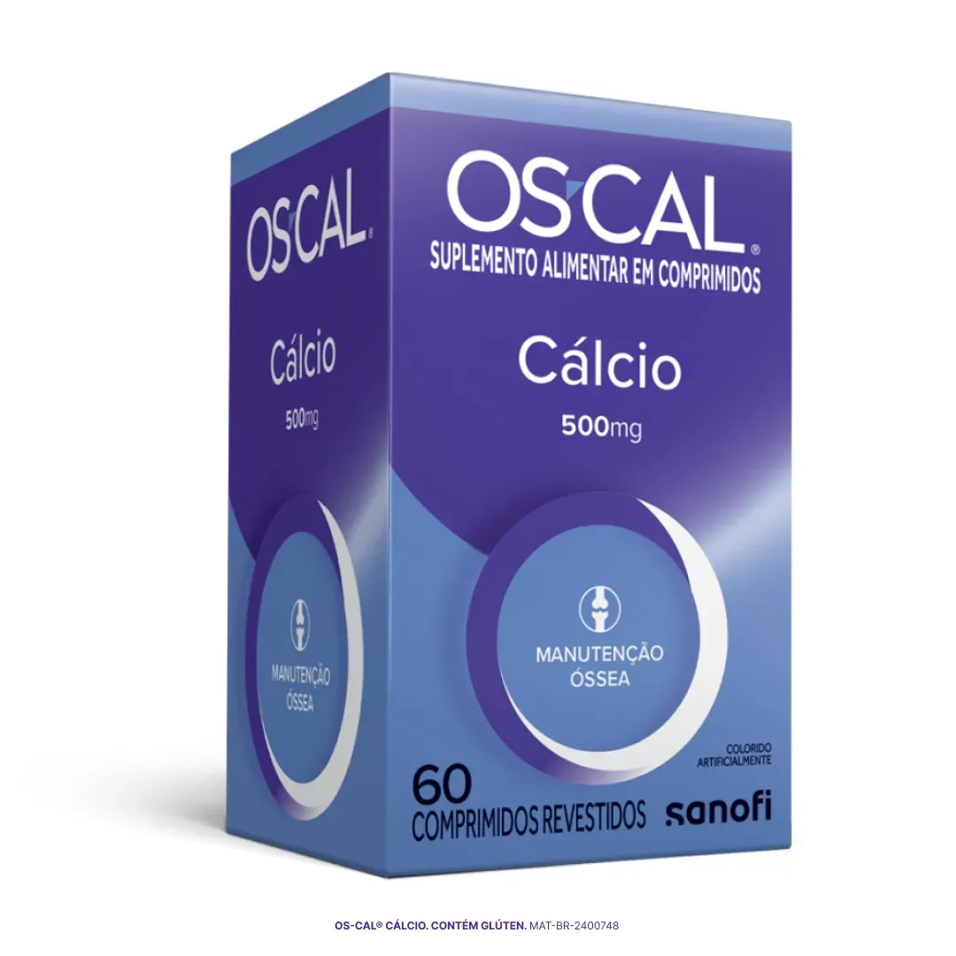 Cálcio Os-cal 500mg 60 Comprimidos