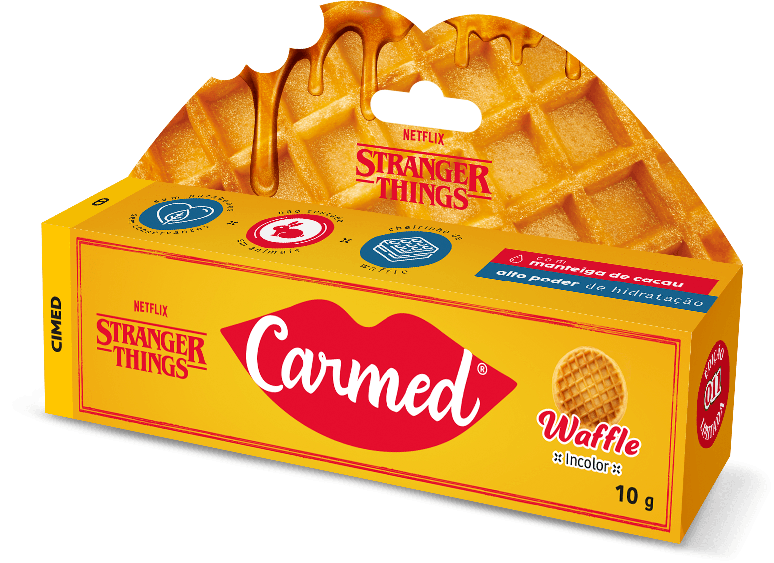 Hidratante Labial Carmed Stranger Things Waffle 10g - Imagem 2