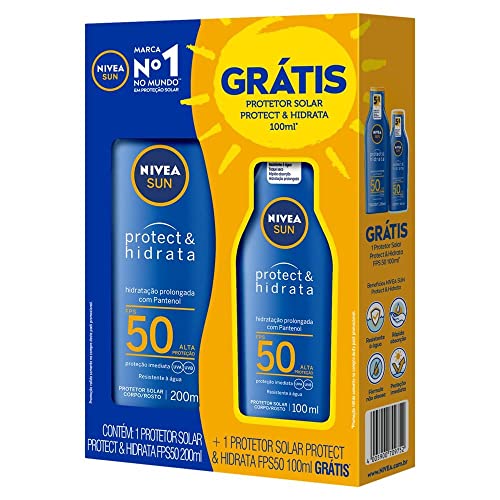 Kit Protetor Solar Nivea Protect&bronze Fps50 200ml + Protect&bronze 100ml