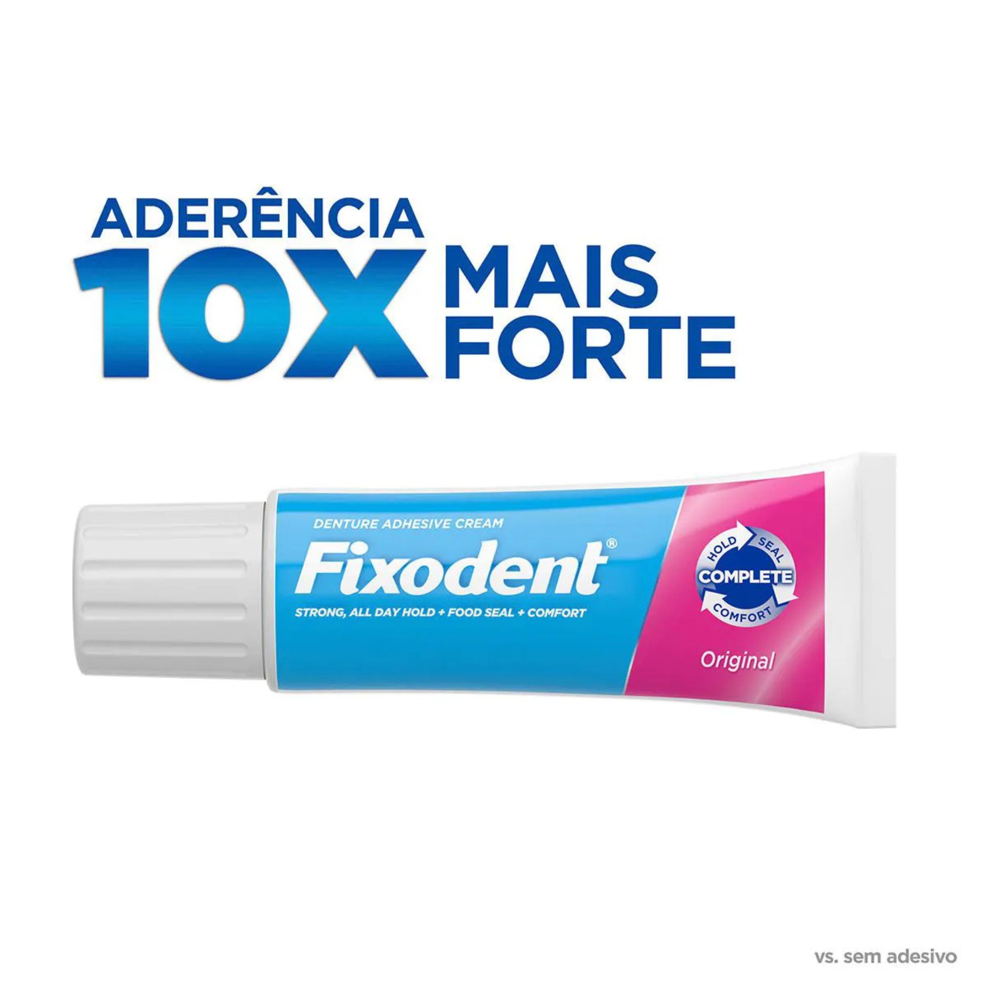 Creme Fixador De Dentaduras Fixodent Original 21g - Imagem 3