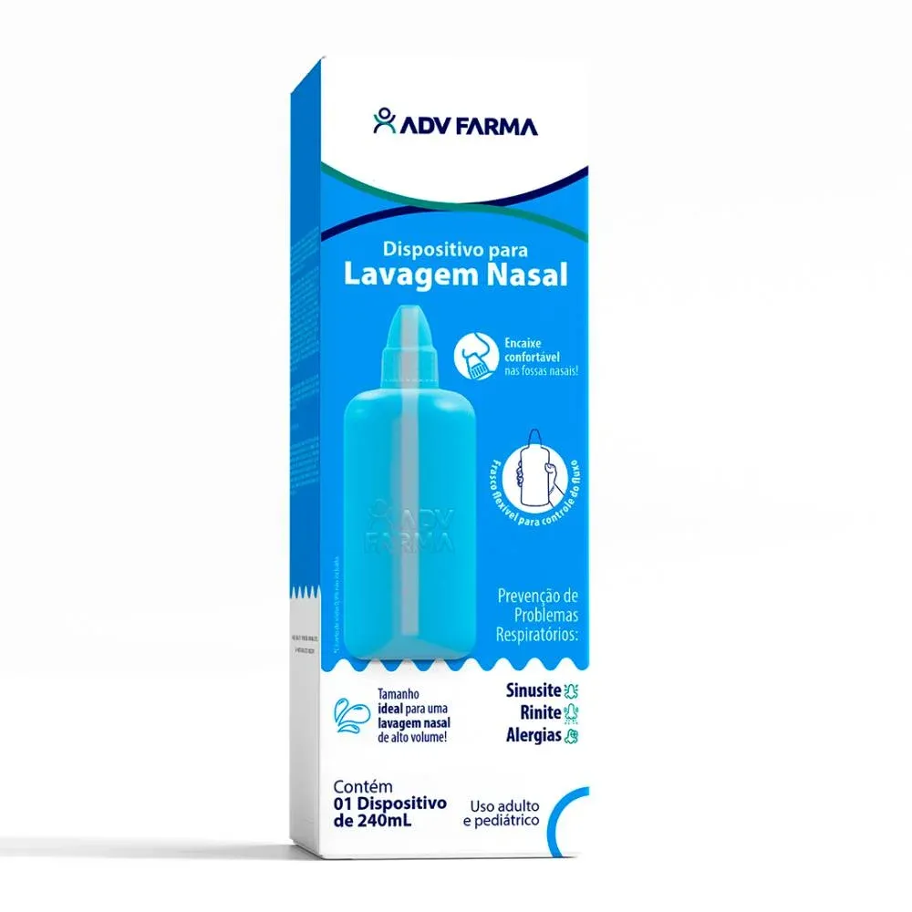 Dispositivo Para Lavagem Nasal Adv 240ml