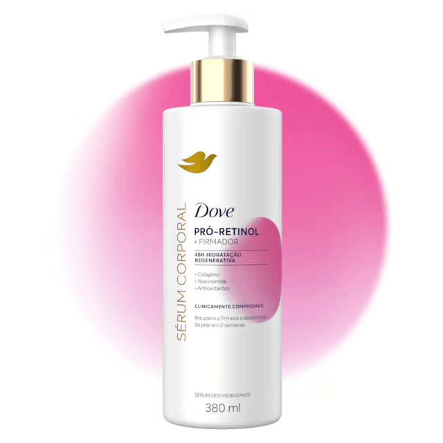 Sérum Corporal Dove Pró-retinol + Firmador Frasco 380ml - Imagem 3
