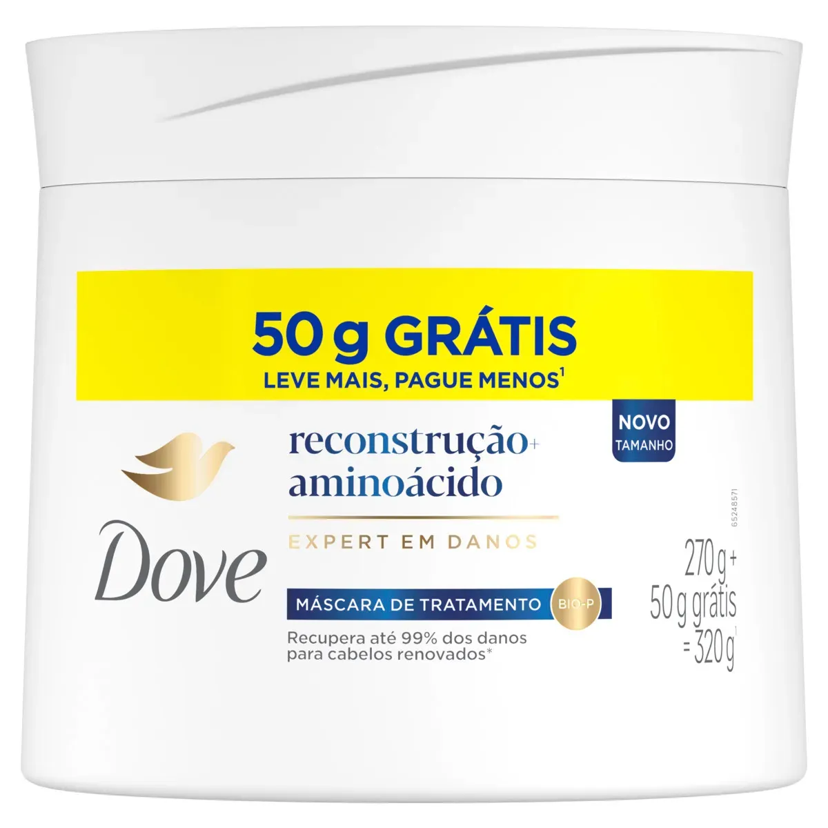 Máscara Capilar Dove Reconstrução + Aminoácidos 320g
