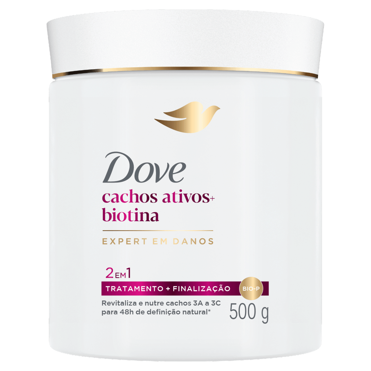 Máscara Capilar Dove Cachos Ativos + Biotina 500g