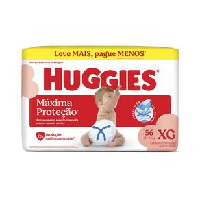 Fralda Huggies Supreme Care Xg 56 Unidades