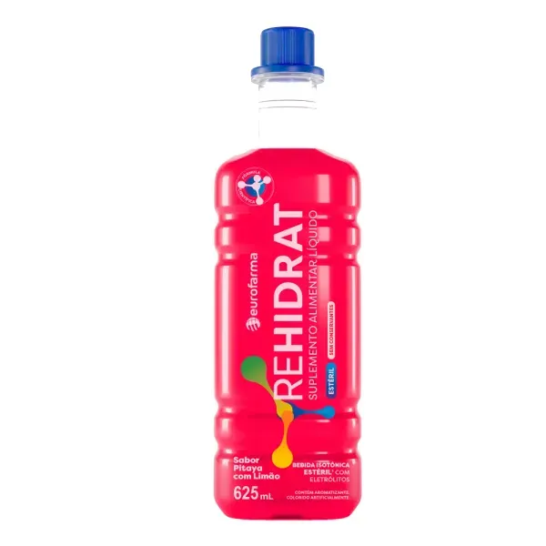 Isotônico Rehidrat Sabor Pitaya Com Limão 625ml