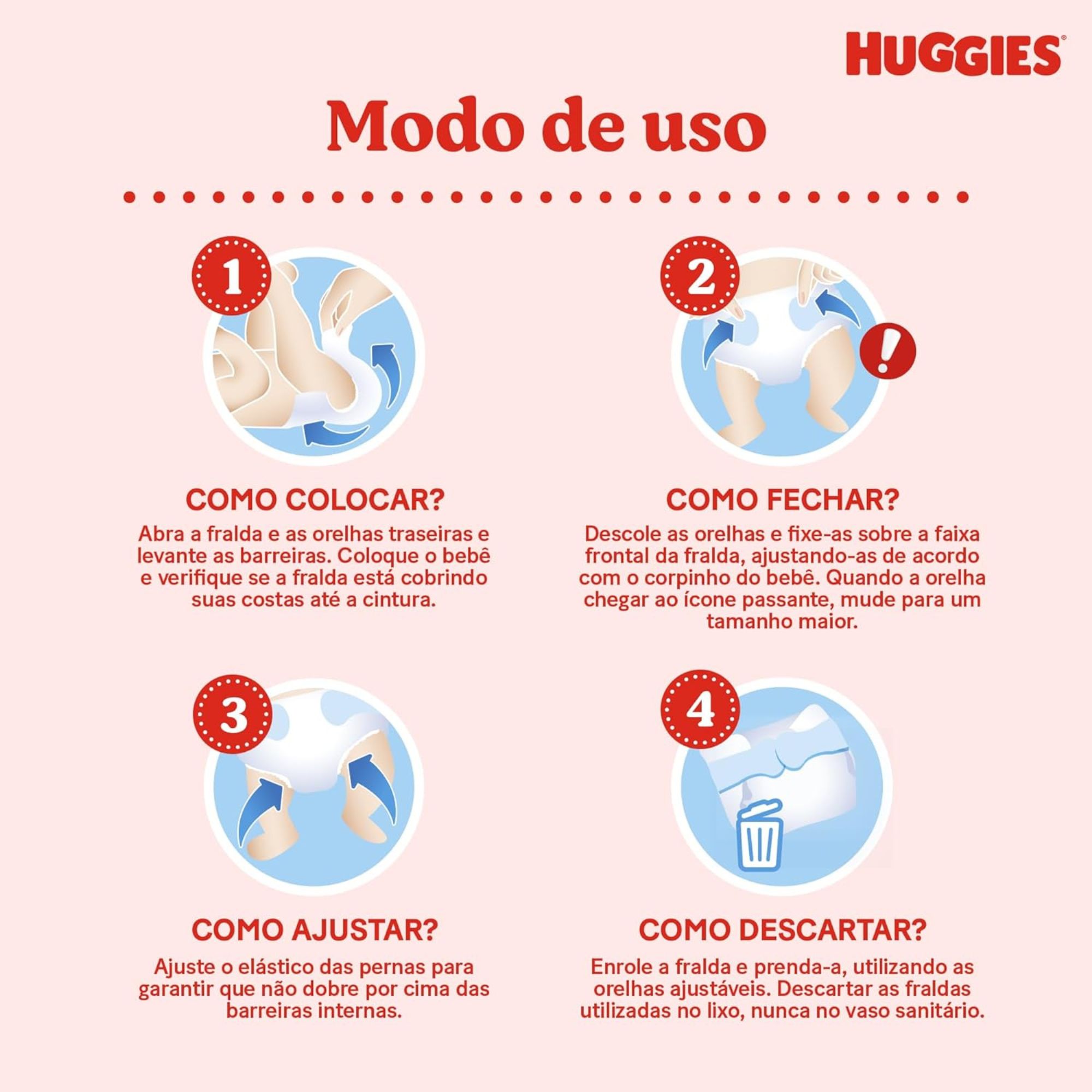 Fralda Huggies Tripla Proteção Mega P 38 Unidades - Imagem 5