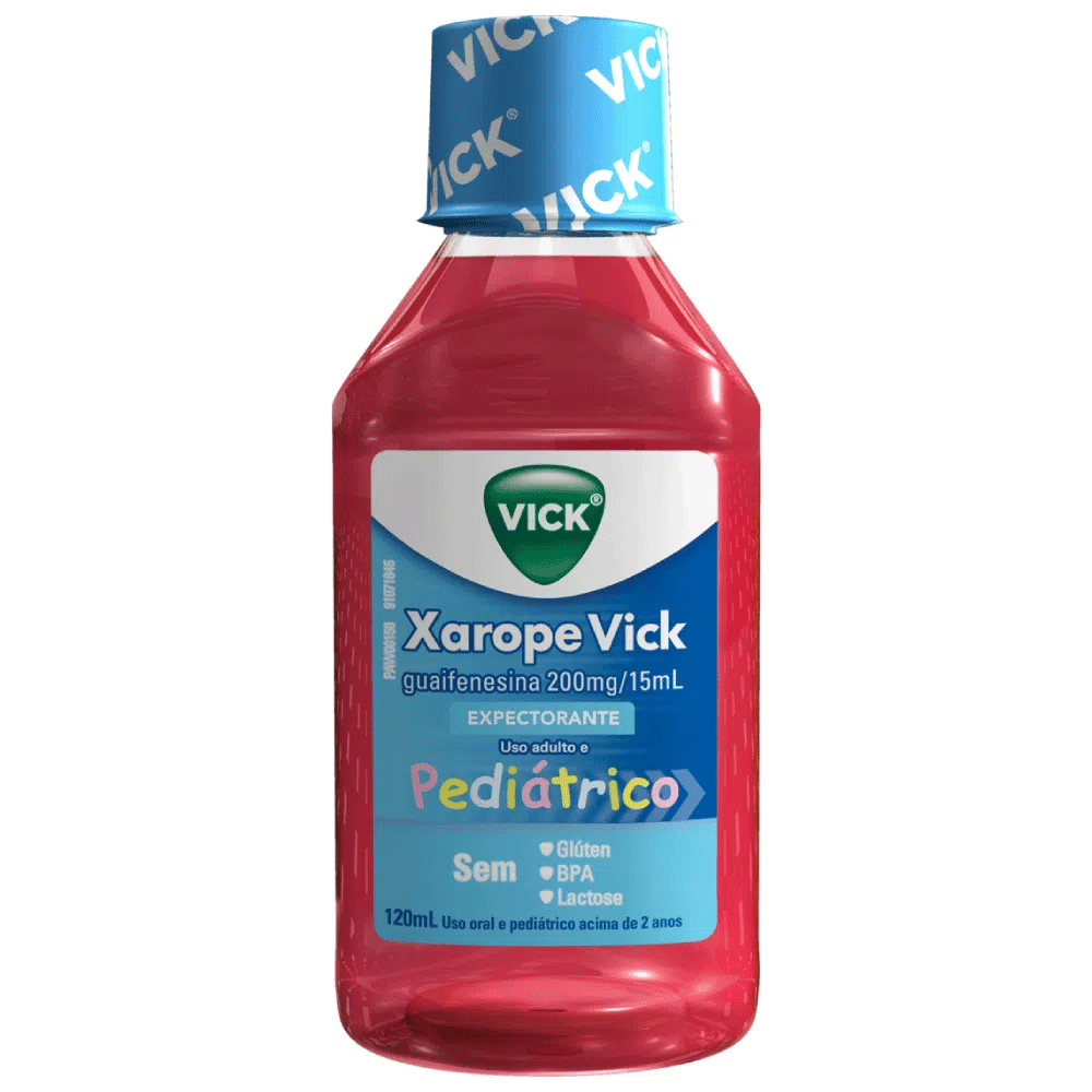 Vick Pediátrico Xarope Expectorante 120ml