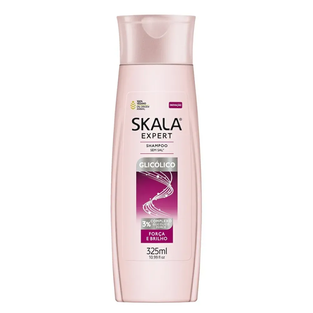 Shampoo Skala Expert Glicólico Força e Brilho 325ml