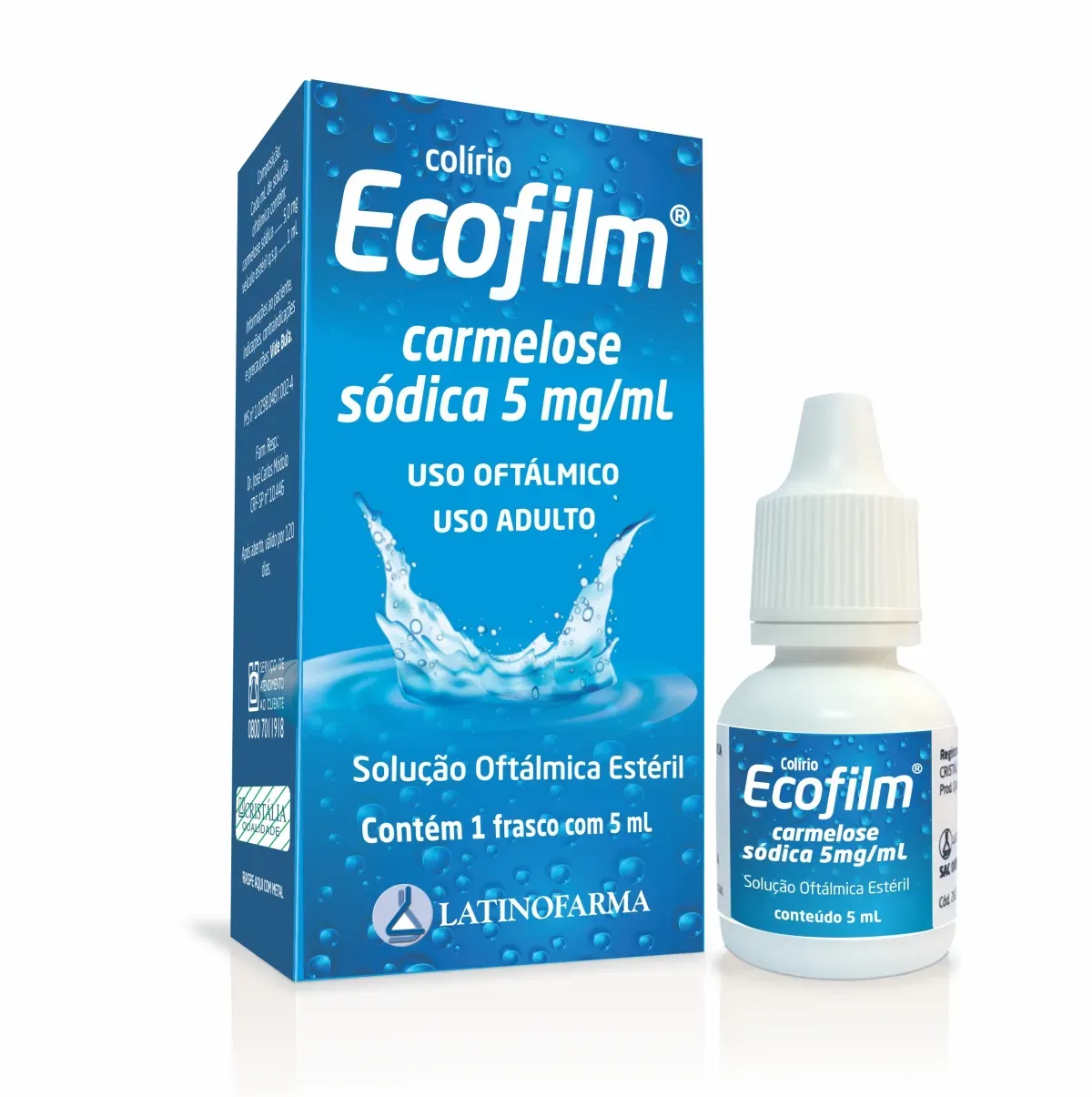 Ecofilm Solução Oftálmica 5ml