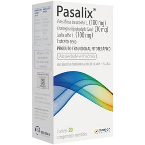 Pasalix 20 Comprimidos Revestidos Pasalix 100Mg/30Mg/100Mg 20 Comprimidos Revestidos