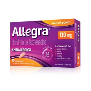 Allegra 120Mg 10 Comprimidos Revestidos