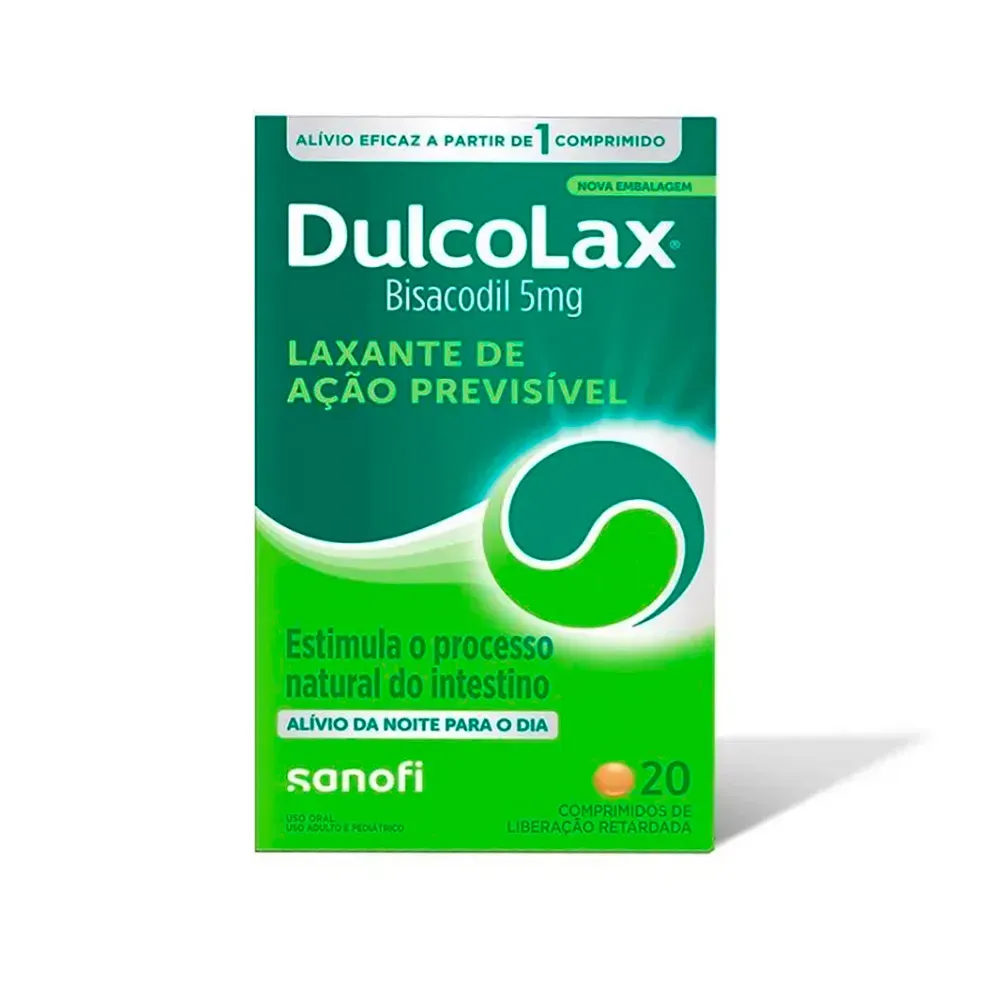 Dulcolax 5mg 20 Comprimidos Revestidos