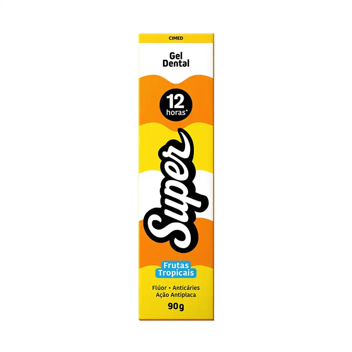 Gel Dental Super 12h Cimed Frutas Tropicais 90g