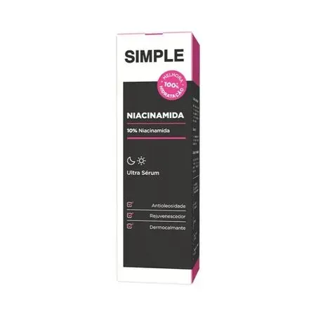 Ultra Sérum Facial Simple Organic Niacinamida 30ml