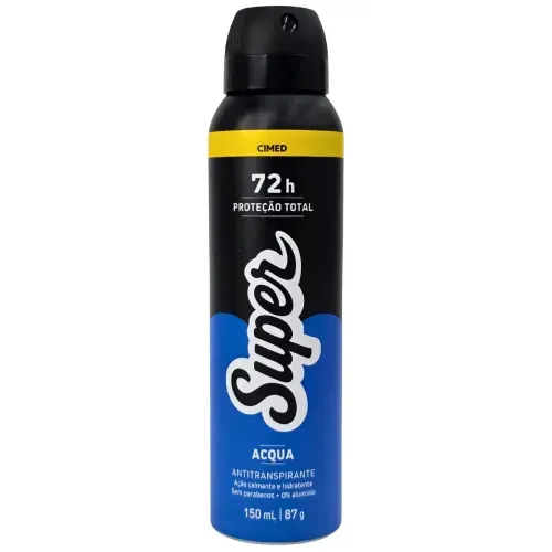 Desodorante Super Cimed Masculino Acqua Aerossol 72h 150ml