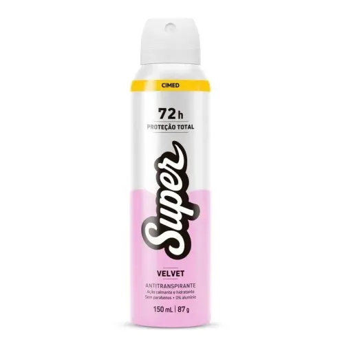 Desodorante Super Cimed Feminino Velvet Aerossol 150ml