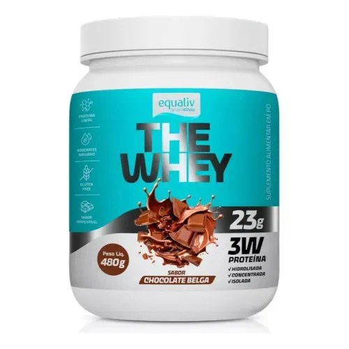 Whey Protein The Whey 3w Equaliv Chocolate Belga 480g