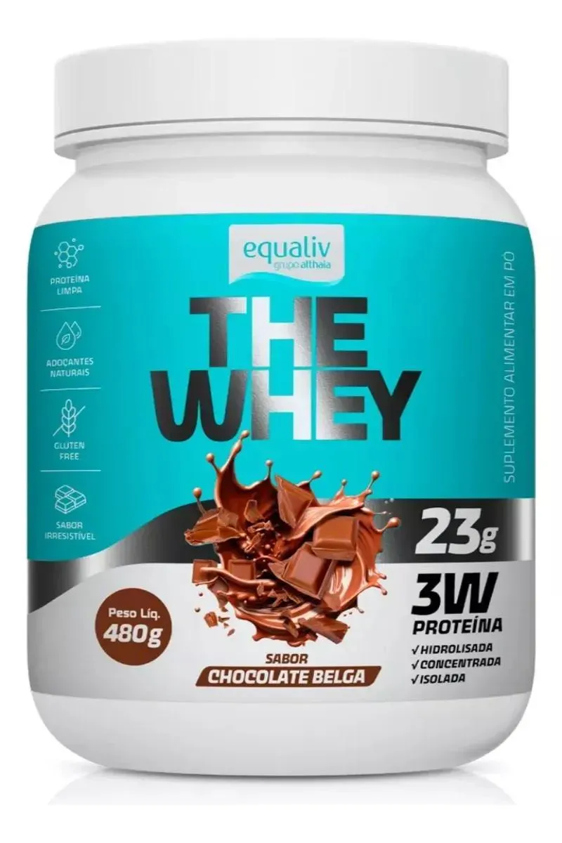 Whey Protein The Whey 3w Equaliv Chocolate Belga 480g