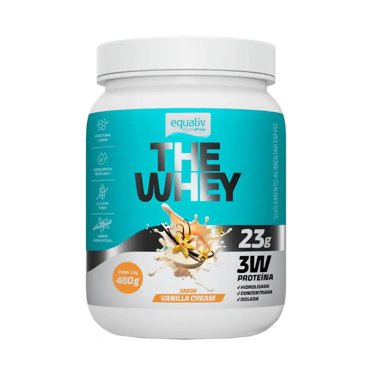 Whey Protein The Whey 3w Equaliv Vanilla Cream 480g